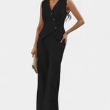 Valentina – Elegante Conjunto de Chaleco y Pantalones para Lucir Radiante