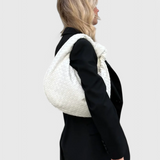 Darcie – Bolso de Hombro Mediano Tejido Con Estilo Refinado