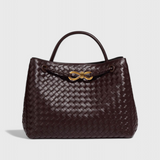 Elena – Bolsa Diaria Tejida Índigo Con Estilo y Comodidad
