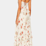 Elena – Vestido Maxi Corsé Floral Con Estilo Elegante y Sofisticado
