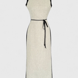 Valentina – Vestido Bicolor para Un Estilo Fresco y Elegante