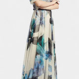 Elena – Vestido Floral Abstracto Para Momentos Únicos