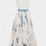 Elena – Vestido Midi Sin Mangas con Estampado Floral para un Estilo Romántico