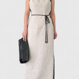 Valentina – Vestido Bicolor para Un Estilo Fresco y Elegante