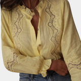 Nuria – Blusa de Encaje Ideal Para Aportar Luz y Estilo