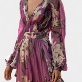 Marisol – Vestido Floral Casual de Malla con Estilo Romántico