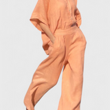 Carmen – Conjunto Casual de Verano en Algodón Lino, Fresco y Estiloso para Días Cálidos