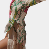 Valentina – Vestido Cruzado Floral con Estilo Bohemio y Elegante