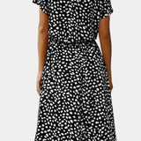 Renata – Vestido Midi de Lunares Con Estilo Juguetón y Comodidad Inigualable