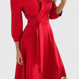 Nadia – Vestido Midi Elegante Para Un Estilo Refinado Y Sofisticado