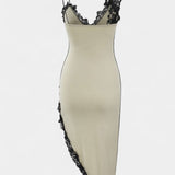 Valentina – Vestido Midi de Encaje Asimétrico para Resaltar Tu Elegancia