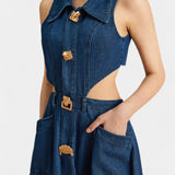 Lía – Vestido de Mezclilla Moderno para un Estilo Único y Sofisticado
