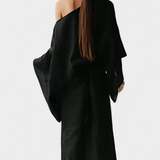 Irene – Vestido Kimono de Lino y Algodón Con Estilo Atemporal y Elegante