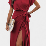 Alicia – Vestido Cruzado Elegante y Comodidad Asegurada