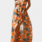 Zuleika – Vestido de Chifón Etereo y Feminidad Deslumbrante