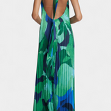 Valentina – Vestido Largo Plisado con Estilo Elegante y Sofisticado
