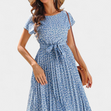 Teresa – Vestido Midi Floral Elegante y Con Encanto Natural