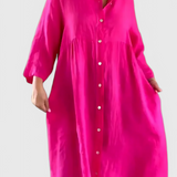 María – Vestido Camisa Elegante y Versátil para Cada Ocasión