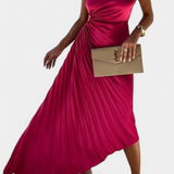 Leire – Vestido de Cóctel Asimétrico con Estilo Único y Elegancia Atemporal