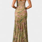 Marisol – Vestido Floral Asimétrico Para Brillar Con Estilo