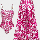 Clara – Conjunto de Baño Estampado con Estilo Chic y Versátil