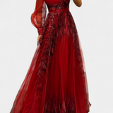 Catalina – Vestido Maxi de Chiffón con Diseño Elegante y Distinguido