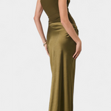 Marisol – Vestido Largo Plisado para Brillar con Estilo y Elegancia