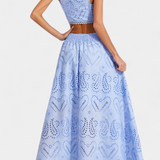 Teresa – Conjunto Elegante de Encaje Floral para un Estilo Sofisticado