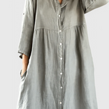 María – Vestido Camisa Elegante y Versátil para Cada Ocasión