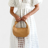 Claudia – Vestido Midi Con Manga Abullonada Y Diseño Elegante Para Brillar Con Estilo