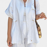 Marina – Conjunto Elegante de Camisa y Pantalones para un Estilo Sofisticado