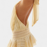 Azucena – Vestido Mini Elegante y Romántico para el Verano