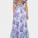 Clara – Vestido Largo Estampado Con Estilo Único y Fresco