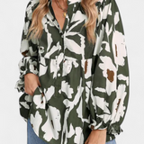Filomena – Blusa Floral Abstracta con Estilo Bohemio y Confort Inigualable