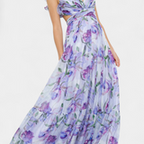 Clara – Vestido Largo Estampado Con Estilo Único y Fresco