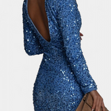Alicia – Vestido Largo de Fiesta con Brillo y Estilo Sofisticado