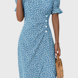 Valentina – Vestido Midi Floral con Estilo Fresco y Encantador