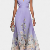 Elena – Vestido Maxi Floral Con Estilo Romántico y Fresco