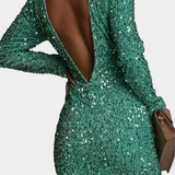 Alicia – Vestido Largo de Fiesta con Brillo y Estilo Sofisticado
