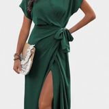 Alicia – Vestido Cruzado Elegante y Comodidad Asegurada