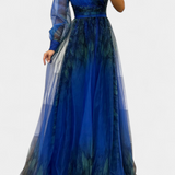 Catalina – Vestido Maxi de Chiffón con Diseño Elegante y Distinguido