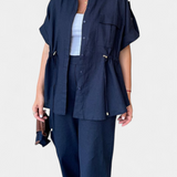 Marina – Conjunto Elegante de Camisa y Pantalones para un Estilo Sofisticado