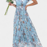 Marina – Vestido Maxi Floral con Estilo Romántico y Fresco