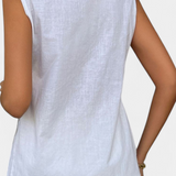 Mariana – Conjunto de Lino Sin Mangas para un Estilo Fresco y Elegante