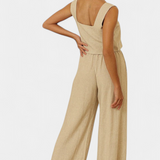 Mireia – Conjunto de Lino de Dos Piezas para un Estilo Fresco y Elegante