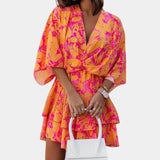 Marisol – Vestido Mini Con Nudo Frontal Y Volantes Ideal Para Brillar