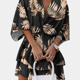 Marisol – Vestido Mini Con Nudo Frontal Y Volantes Ideal Para Brillar