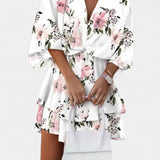 Marisol – Vestido Mini Con Nudo Frontal Y Volantes Ideal Para Brillar
