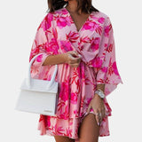 Marisol – Vestido Mini Con Nudo Frontal Y Volantes Ideal Para Brillar
