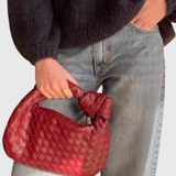 Claudia – Bolso Satchel Mini Tejido Elegante y Atemporal